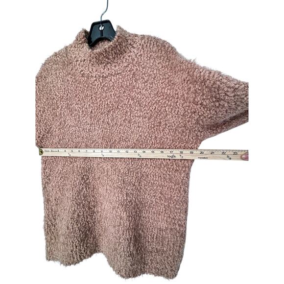Chelsea + Theodore Sweater NWT Boucle Soft Cozy Salmon Small $68 - Picture 7 of 10